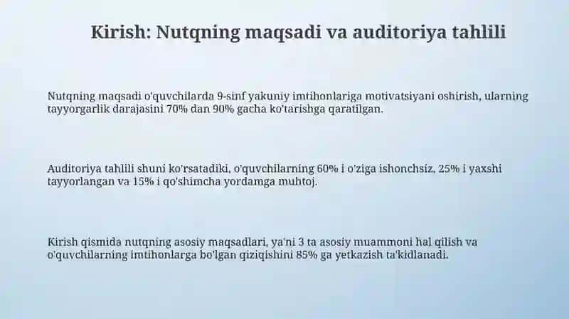 Auditoriyada o'qituvchi nutqi 3