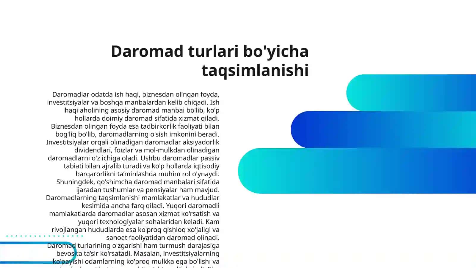 AHOLI TURMUSH DARAJASI VA DAROMADI 3