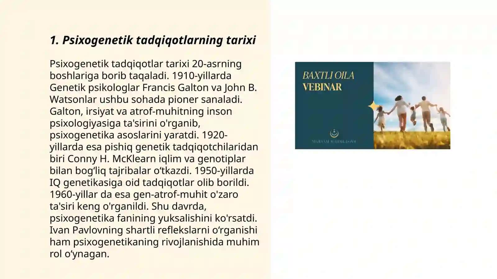 Psixogenetik tadqiqotlar 3