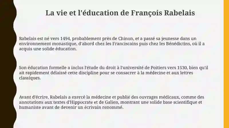 La vie et la création littéraire de François Rabelais 3