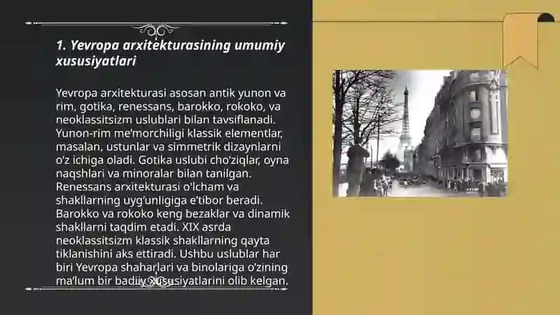 Yevropa arxitekturasining Oʻrta Osiyoga taʼsiri 3