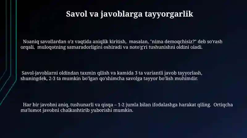Og'zaki nutqda samarali muloqot 3