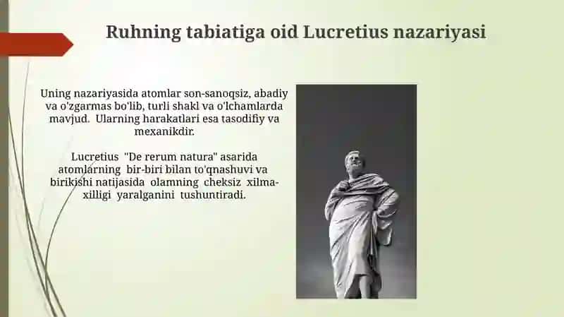 Lukresiy Karning falsafiy qarashlari 3