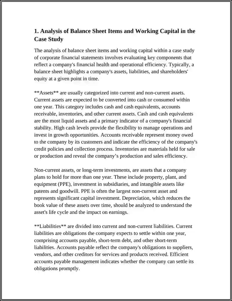 CORPORATE FINANCIAL STATEMENTS 3