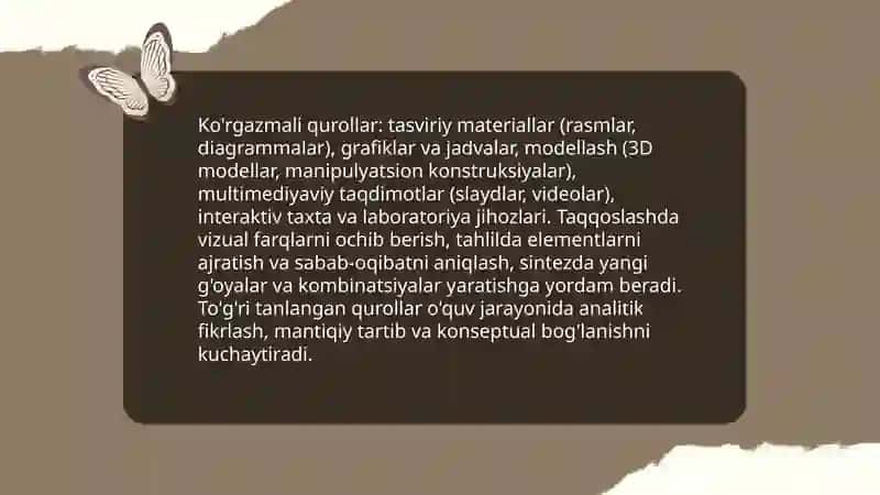 Ko'rgazmali qurollar tayyorlash 3