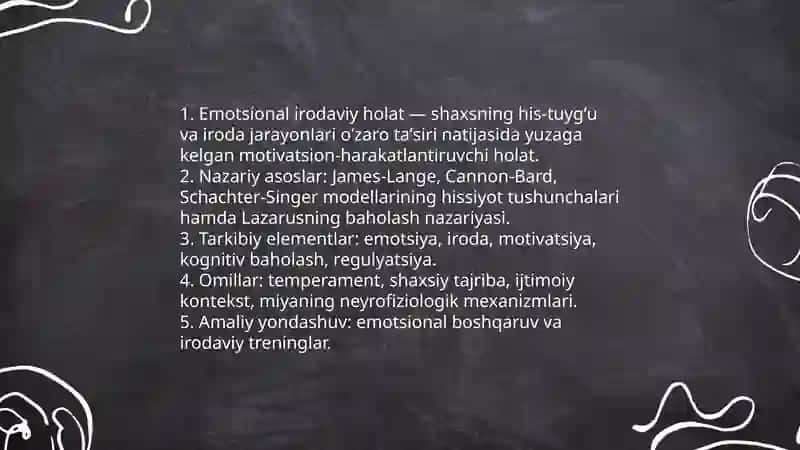 Shaxsning emotsional irodaviy holatlari 3