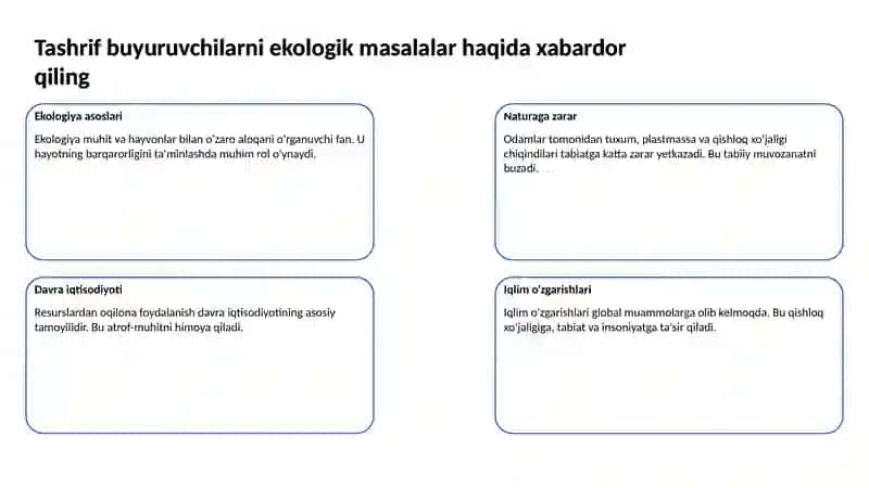 Ekologik xizmatlar 3