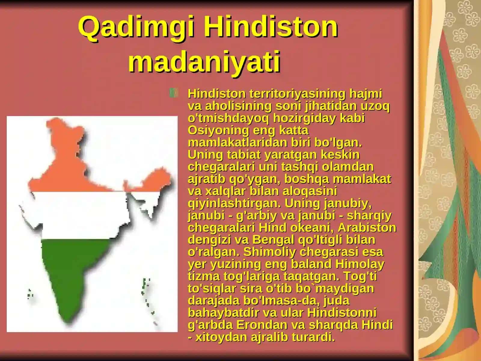 Hindiston kostyumi va san`ati 3