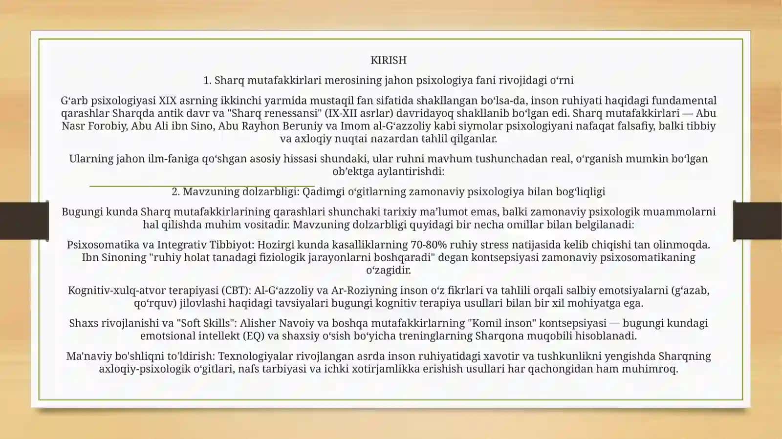 Sharq mutafakkirlarining psixologik qarashlari 3