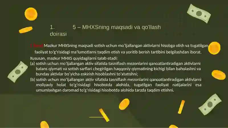 Sotish uchun mo‘ljallangan uzoq muddatli aktivlar va tugatilgan faoliyat 3