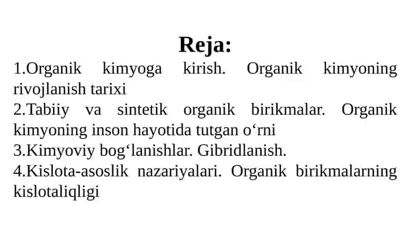 Organik kimyo 3
