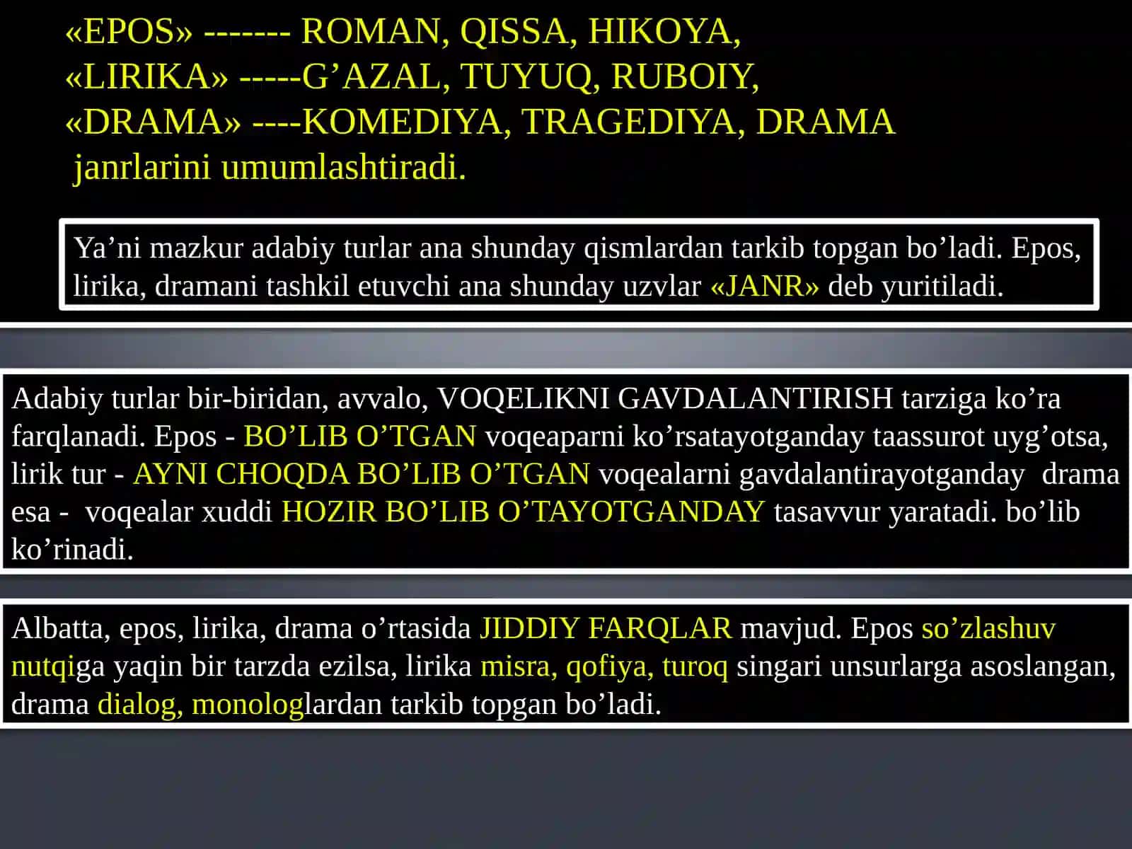 DRAMATIK ASARLAR TAHLILI 3