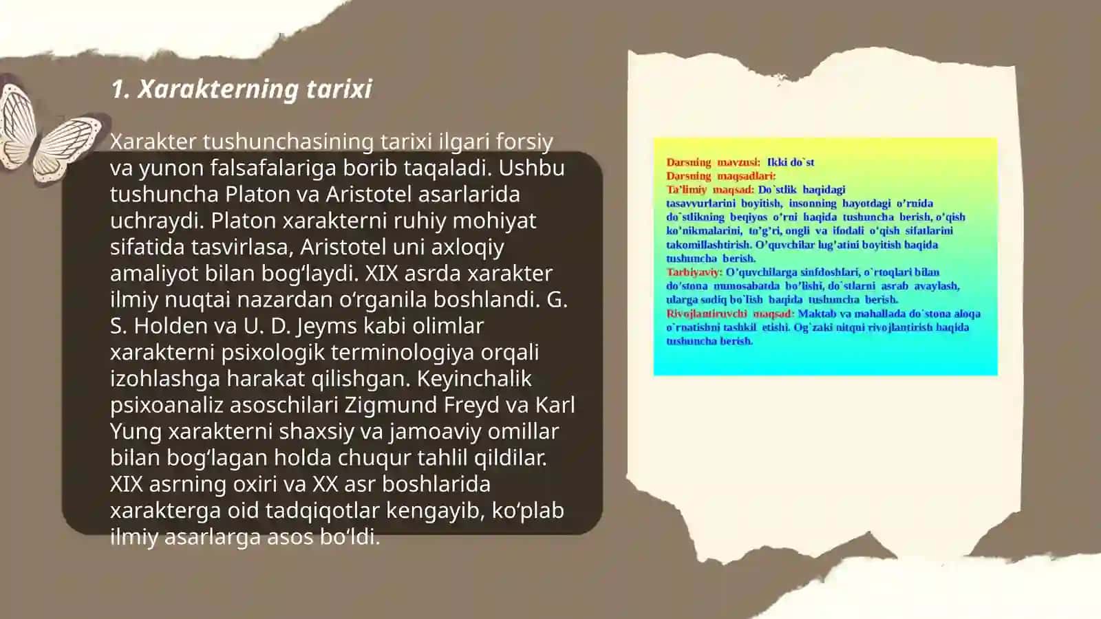 Xarakter haqida tushuncha 3