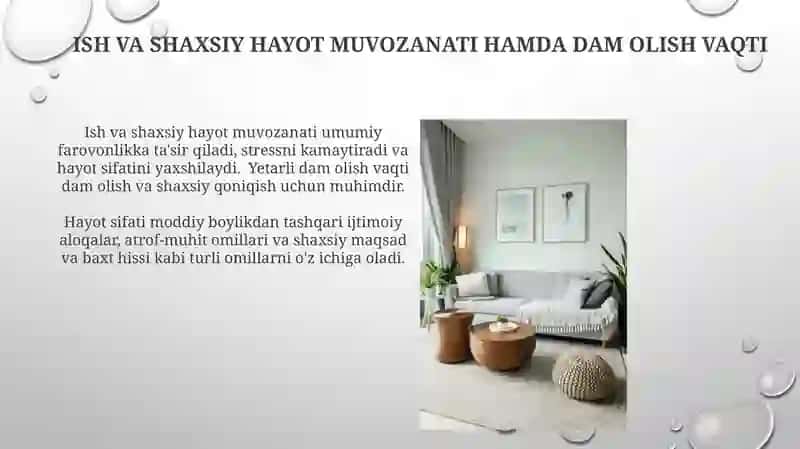 Ish va shaxsiy hayot muvozanati 3