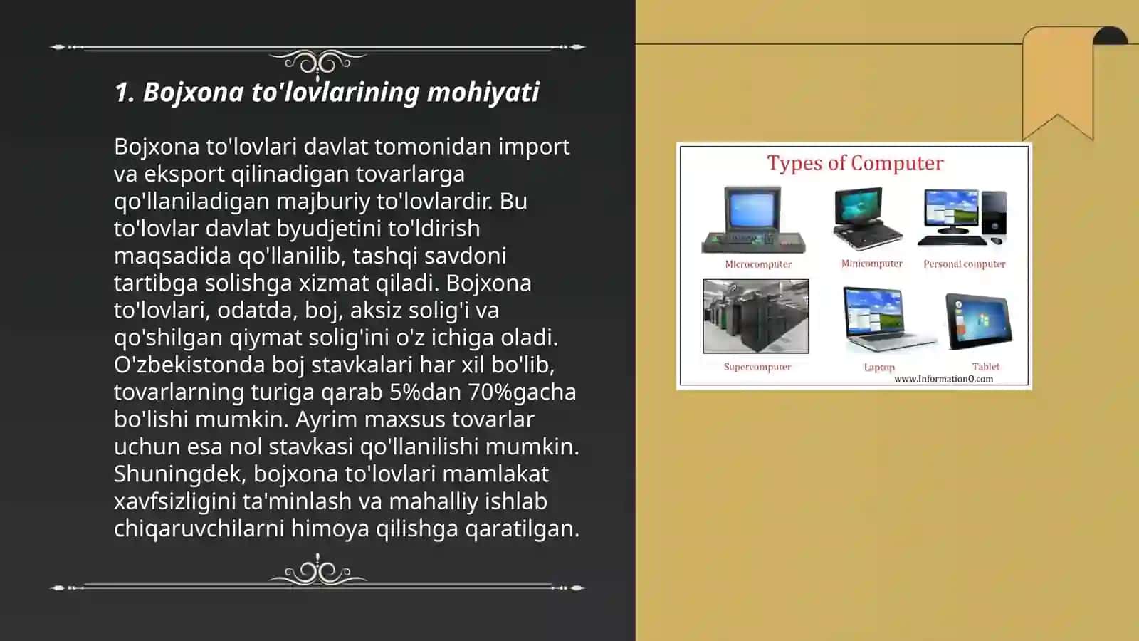Bojxona tólovlari va ularning turlari 3