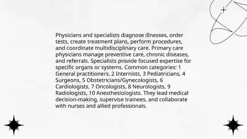 Roles in a Hospital Exploration 3