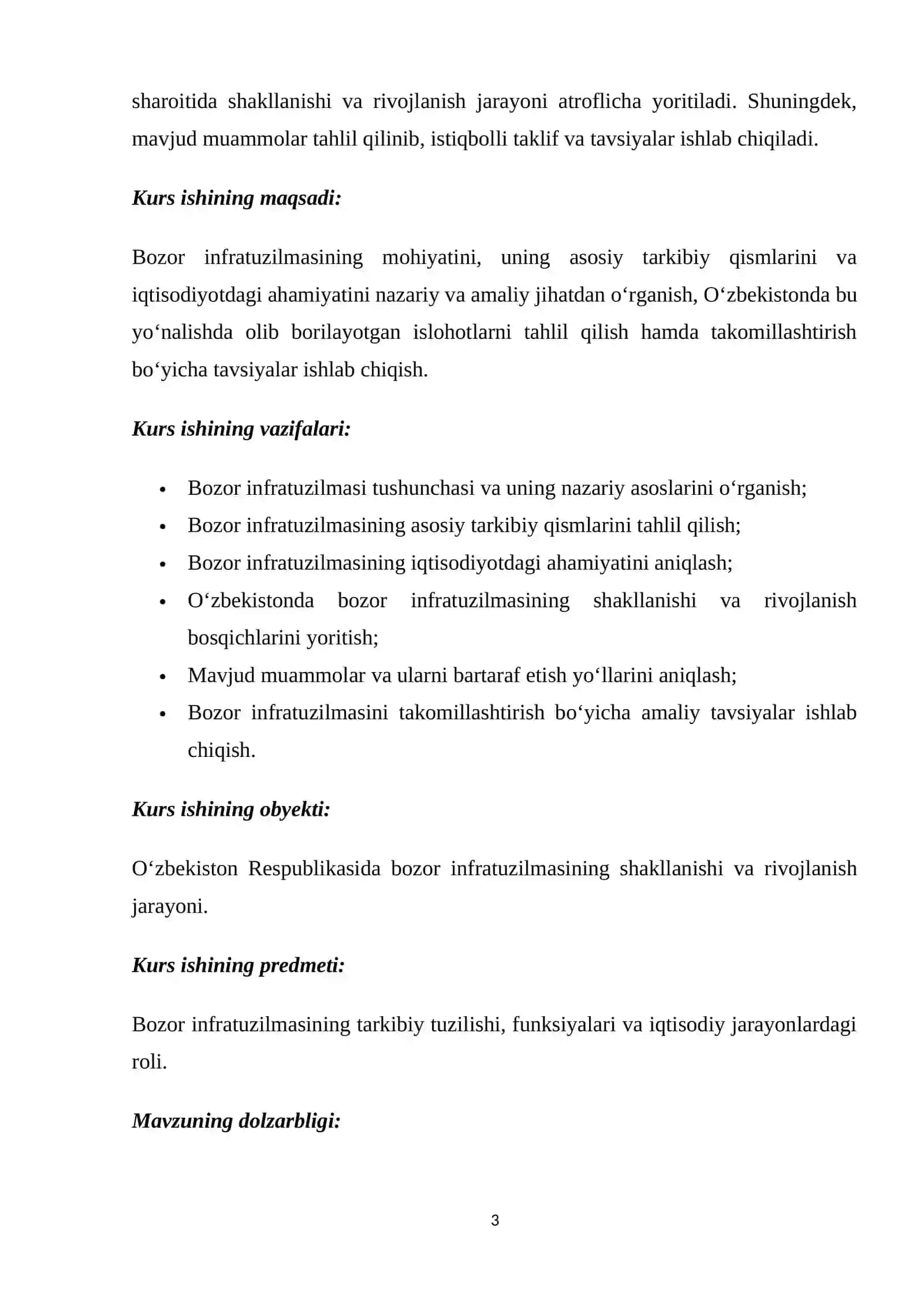 Bozor infratuzilmasi 3