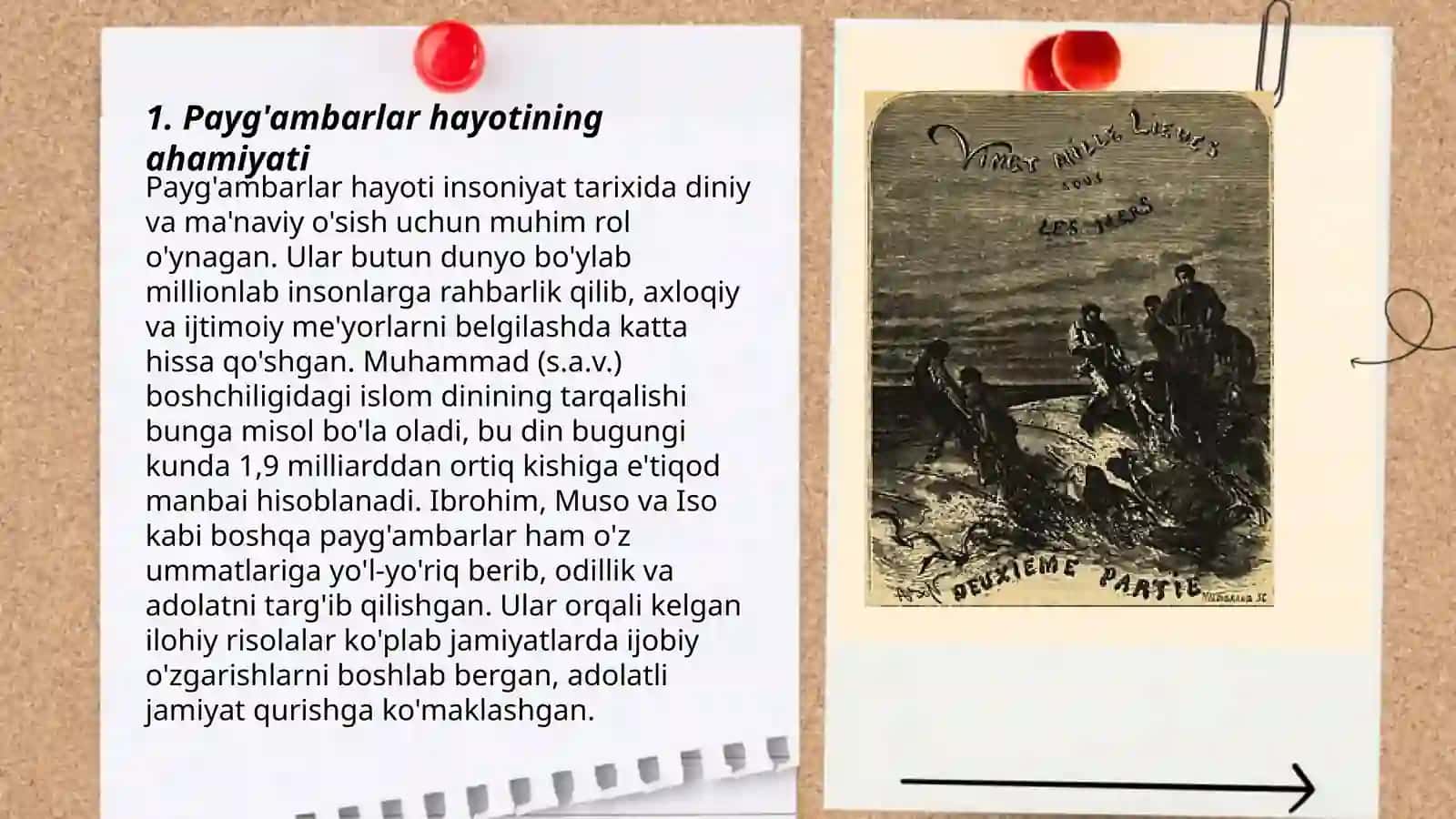 Payg'ambarlar Hayoti kitobidan taqdimot 3
