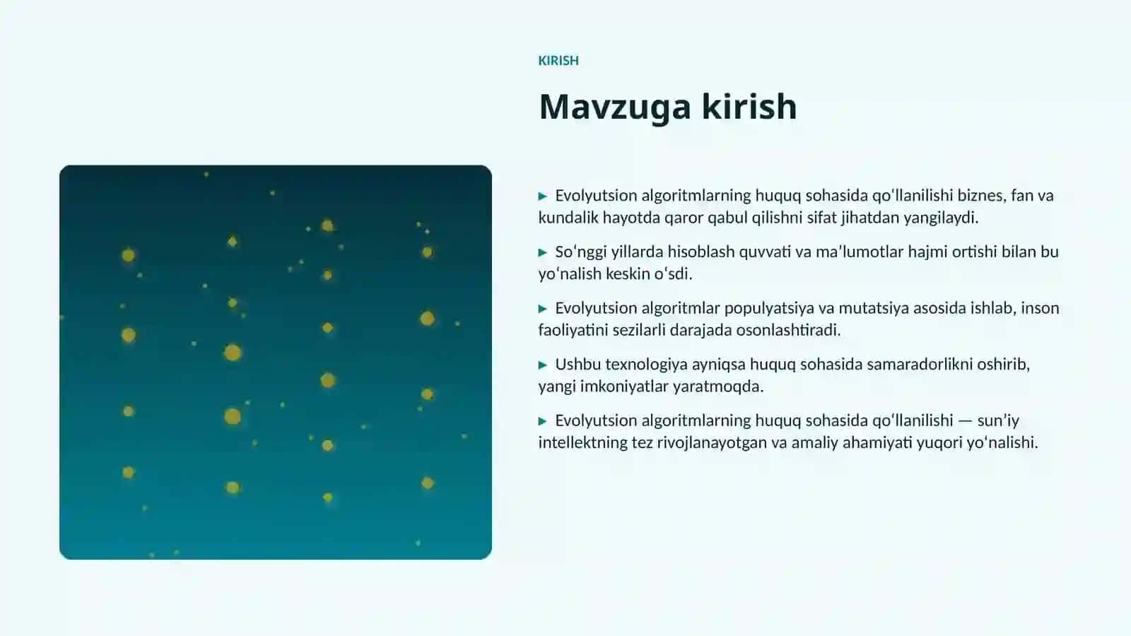 SUNʼIY INTELLEKT • PROFESSIONAL TAQDIMOT 3