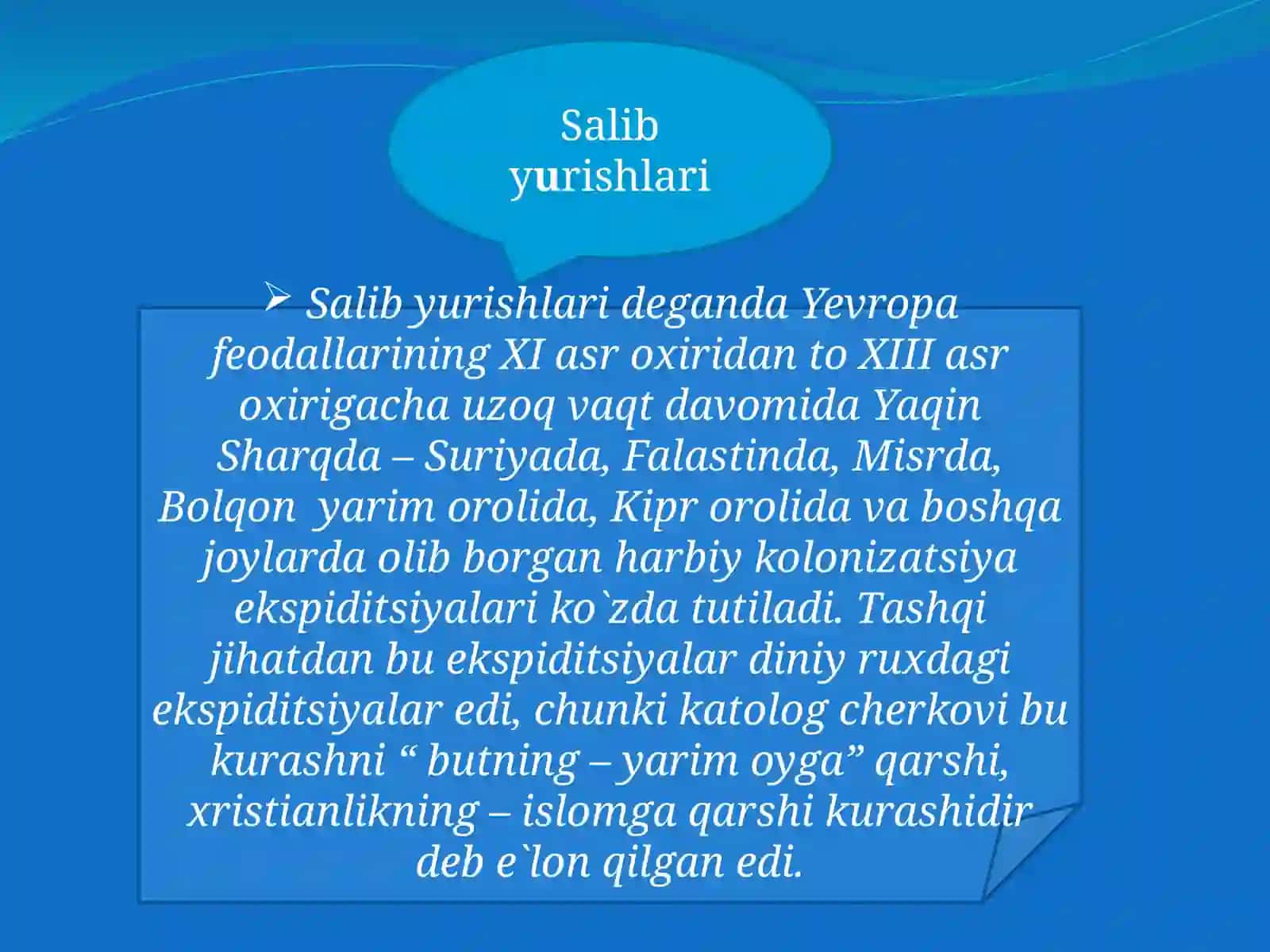 Salibyurishlari 3