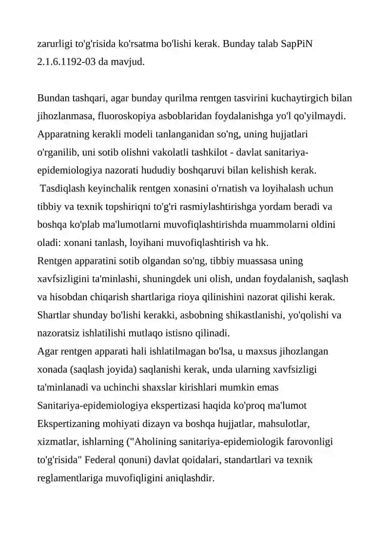 Rentgen xonasi 3