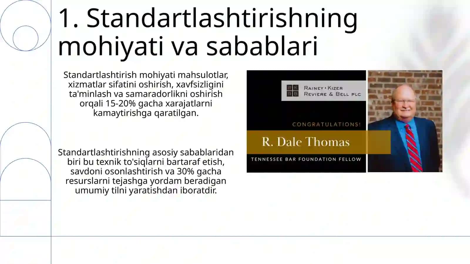 Standartlashtirishning maqsadi 3