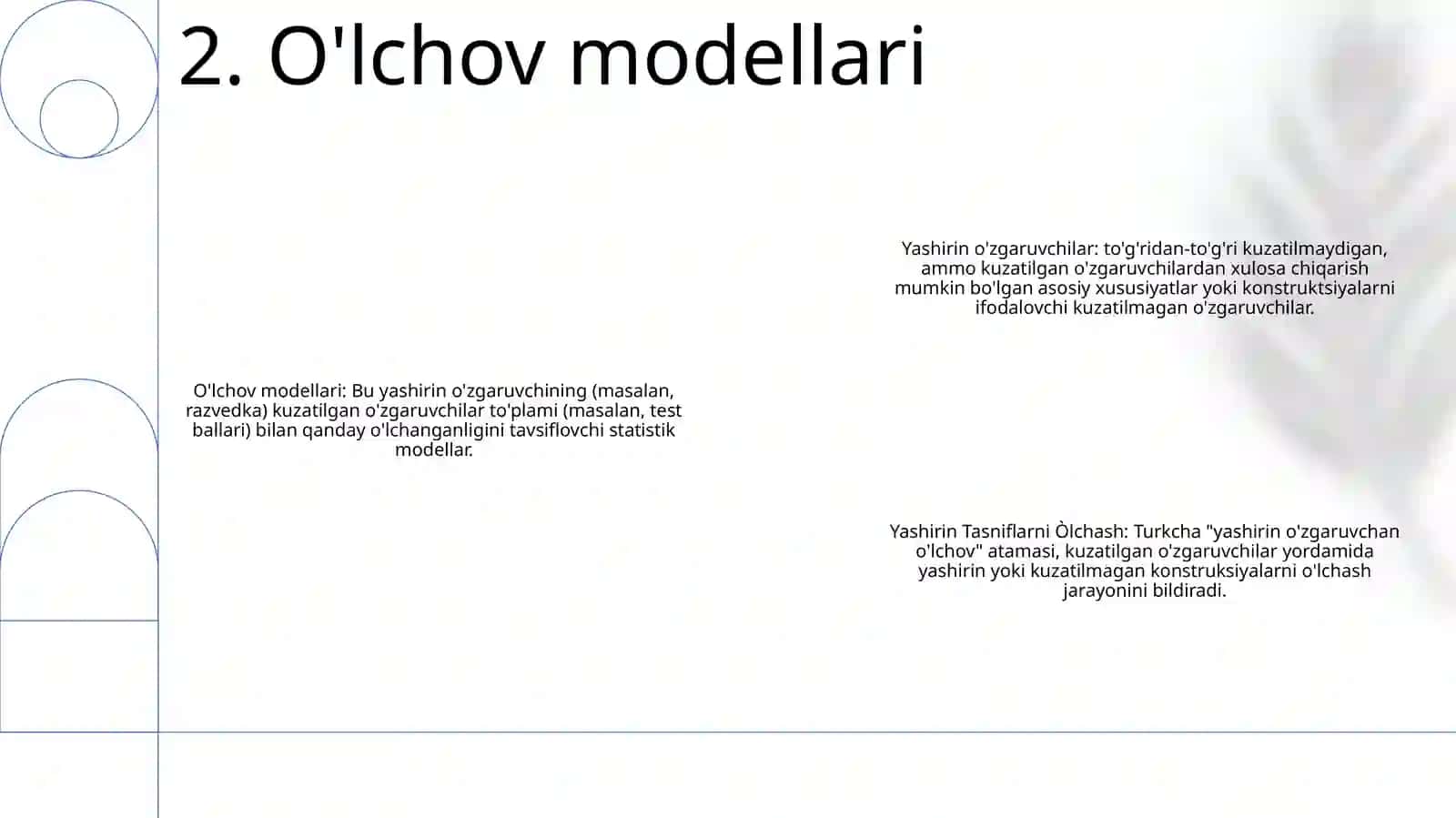 Yashirin Tasniflarni Òlchash 3