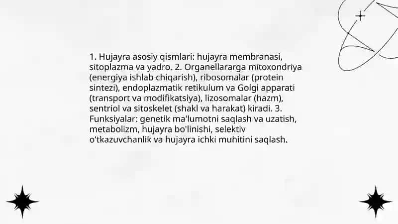 Odam organizmining tuzilishi 3