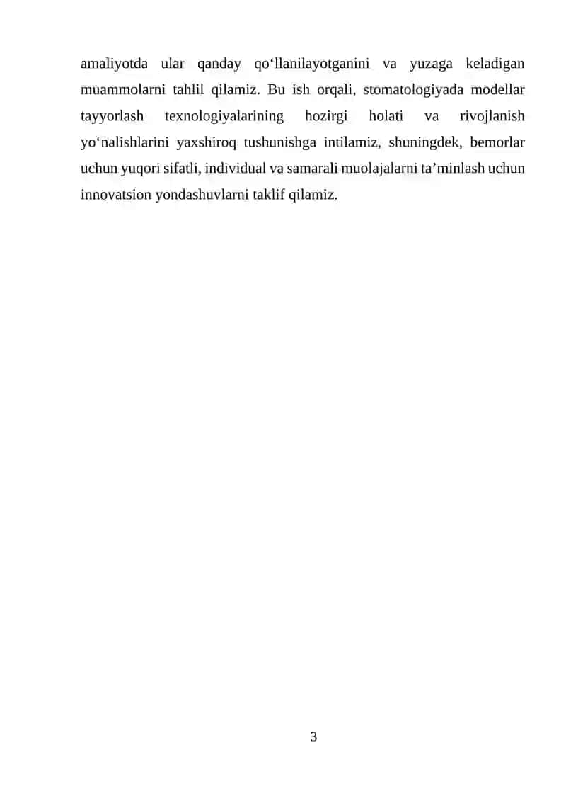Modellar quyish texnologiyalari 3