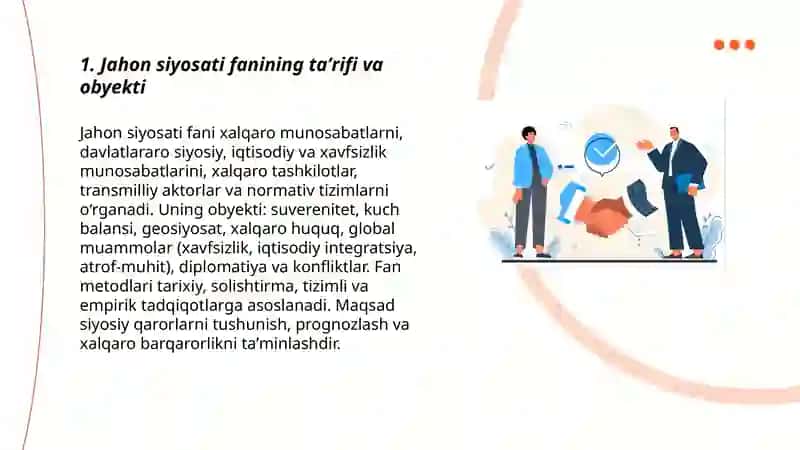 Jahon siyosati fani va uning konseptual asoslari 3