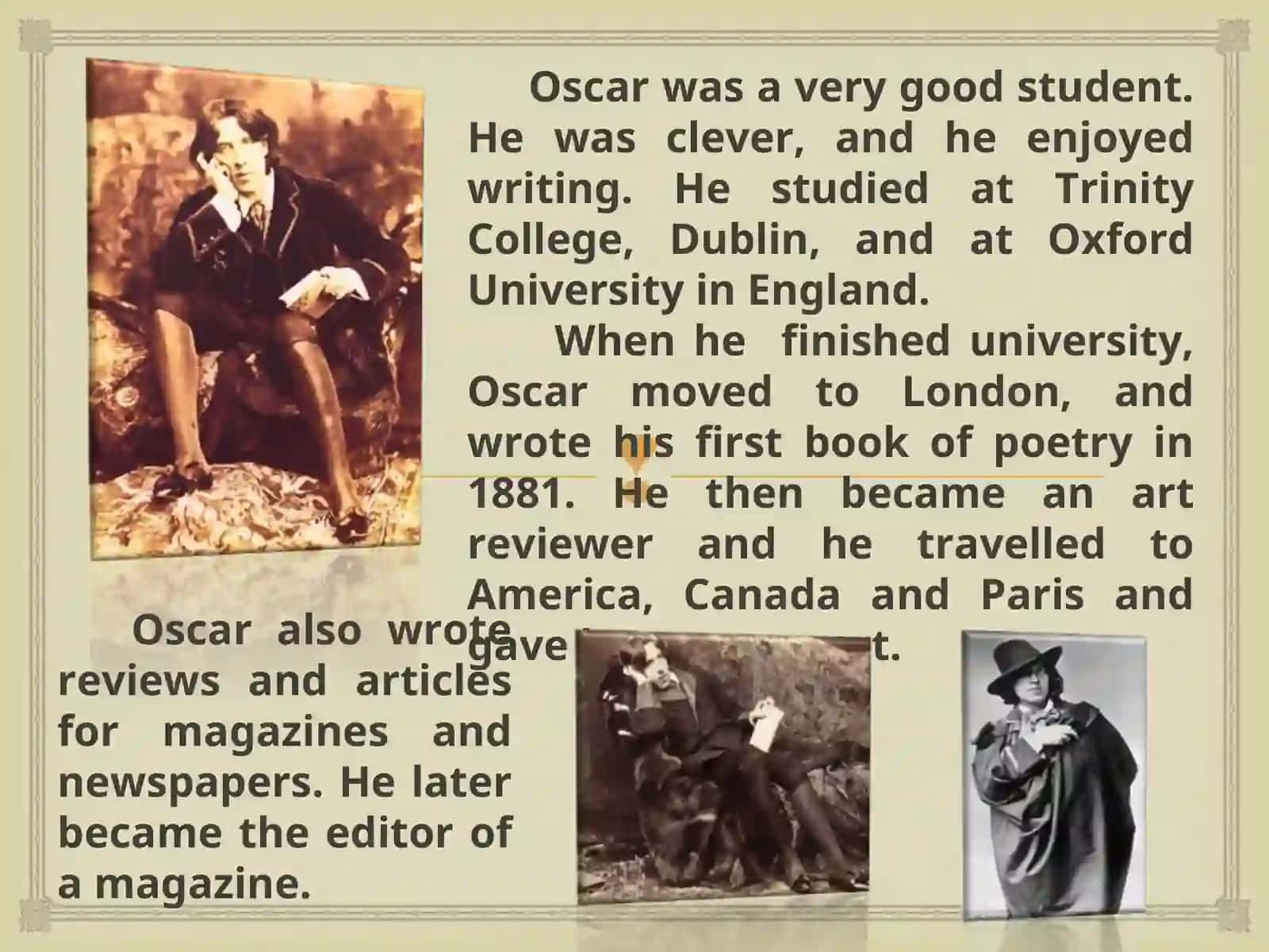 Oscar Fingal O’Flahertie Wills Wilde 3