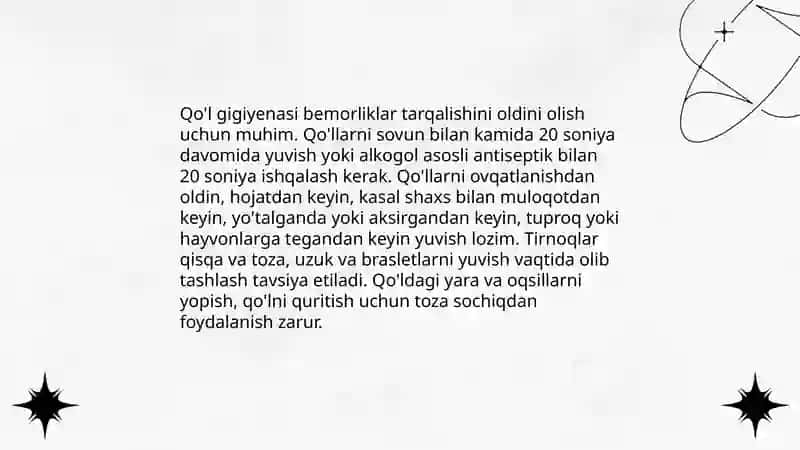 SHAXSIY VA UMUMIY GIGIENA 3