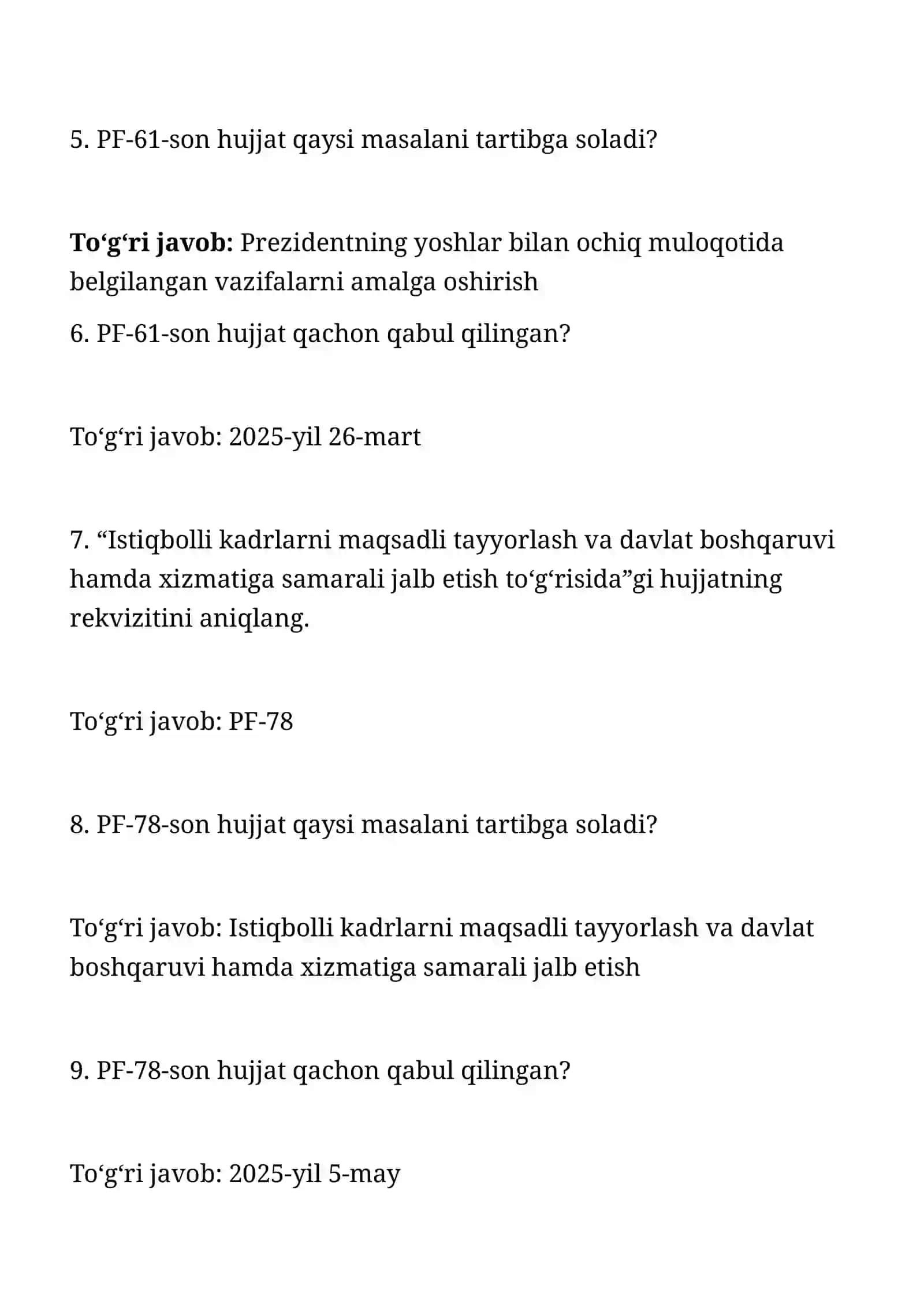 Yoshlar yetakchisi suhbat savollari 28.07.2026 3