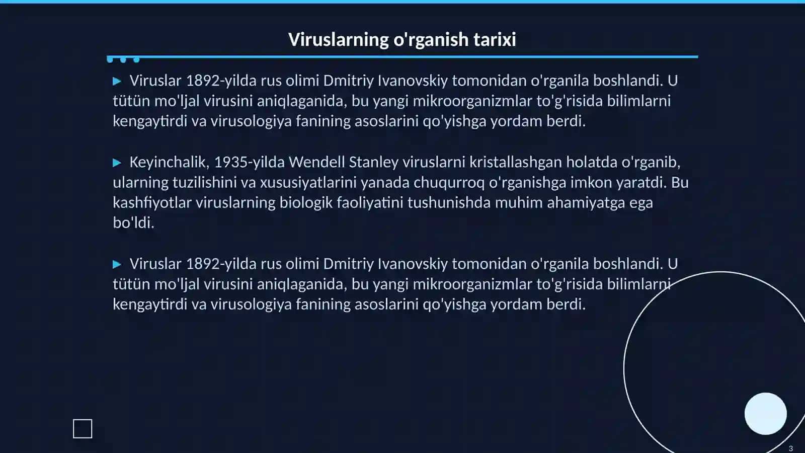 Viruslarning oʻrganish usullari 3
