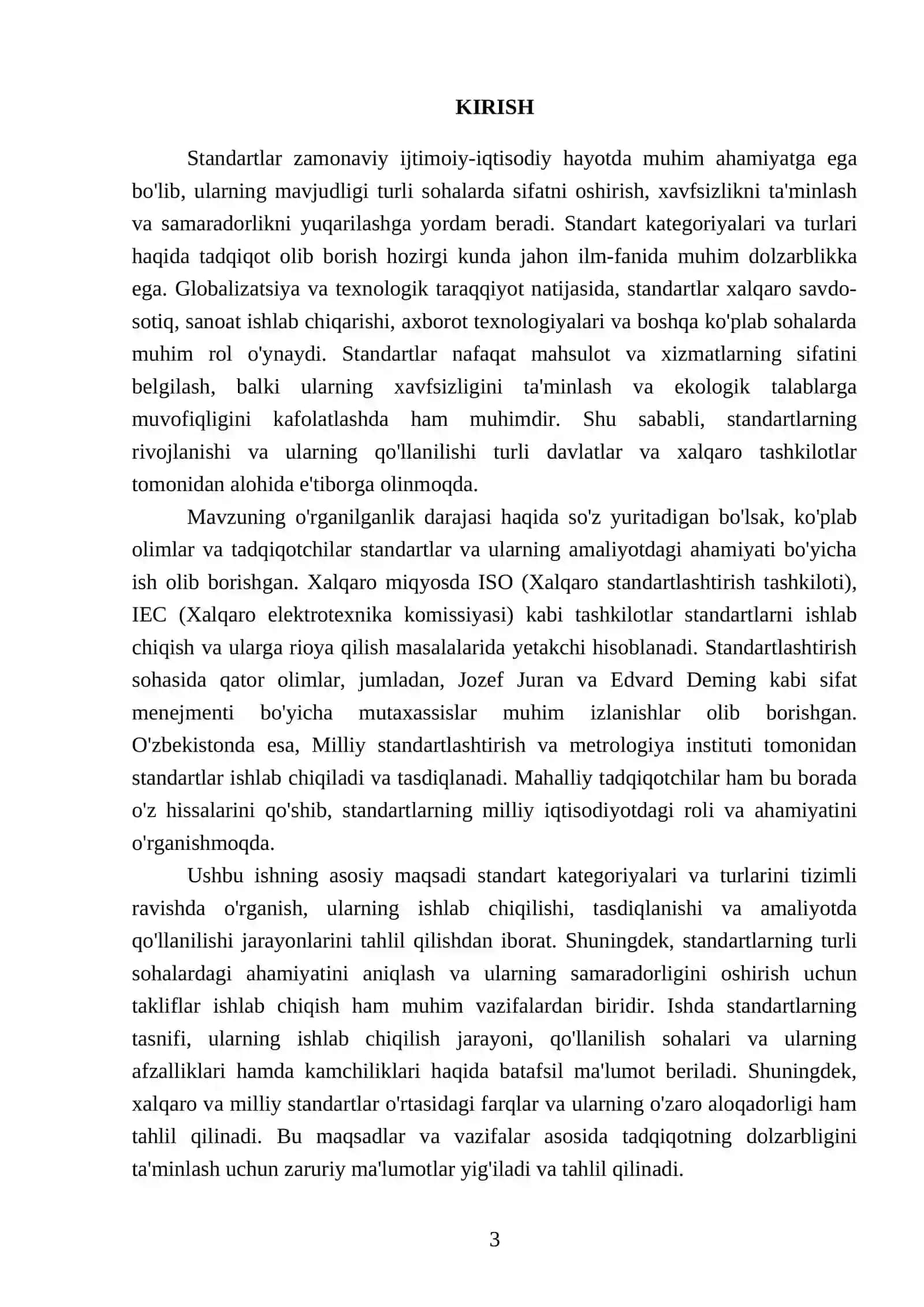 Standart kategoriyalari va turlari 3