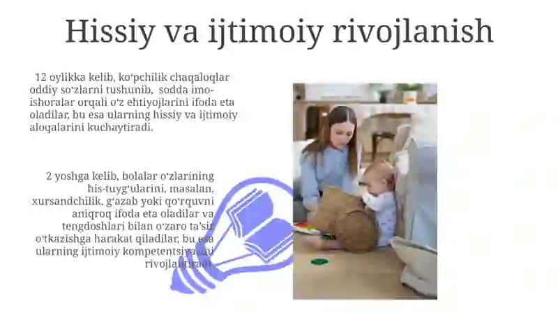 Chaqaloqlik davri psixik rivojlanish 3