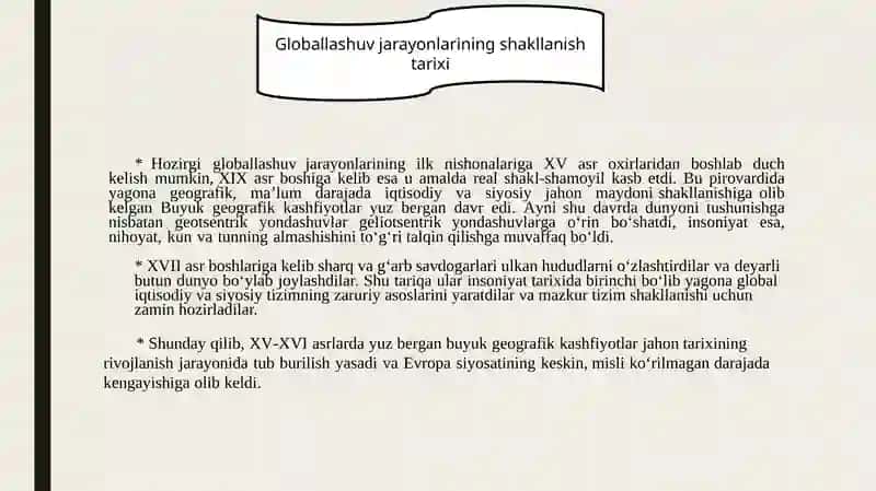 GLOBAL JARAYONLAR VA BARQAROR TARAQIYYOTFALSAFASI 3