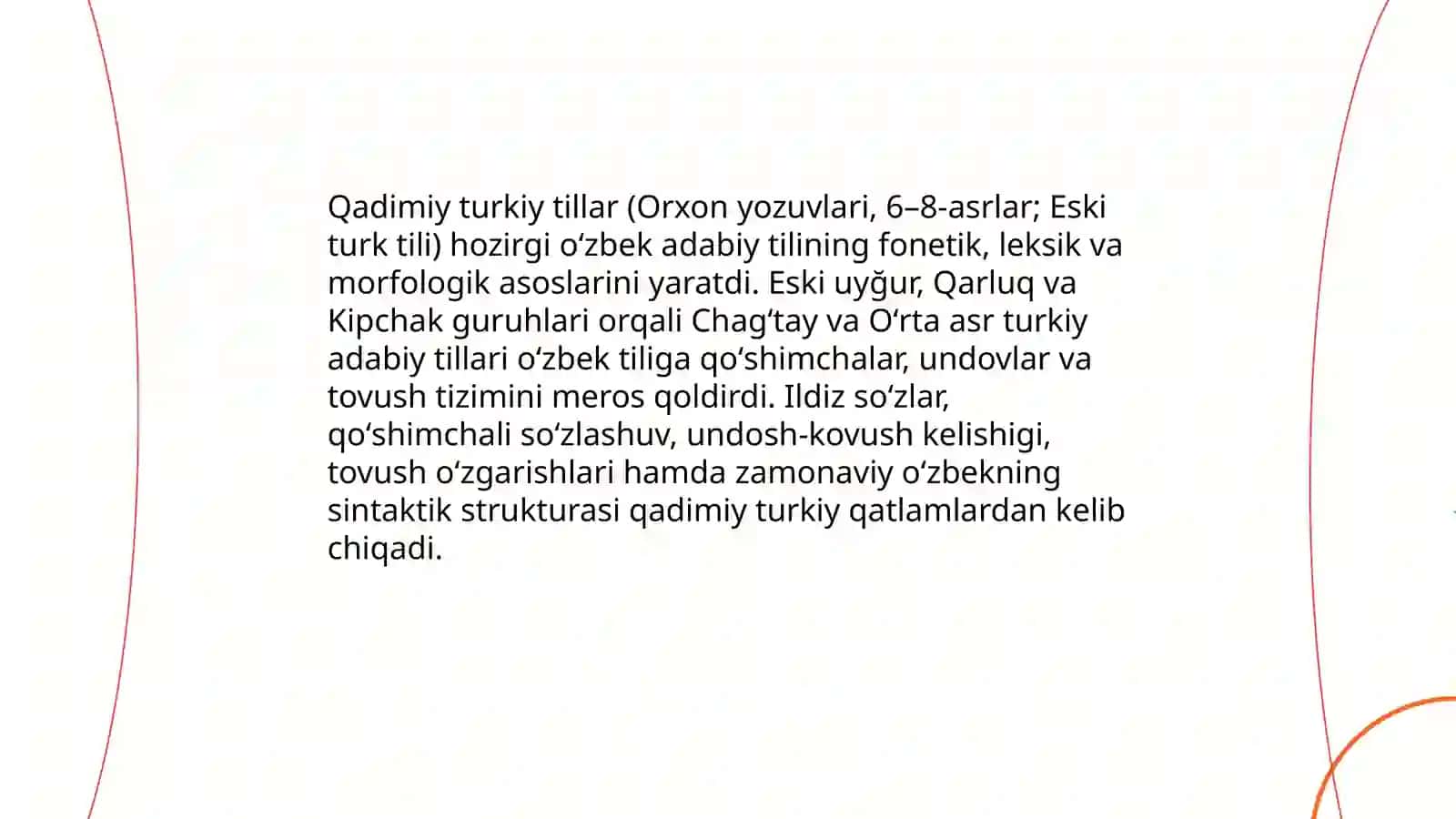 Hozirgi oʻzbek adabiy tilining tarixiy ildizlari 3