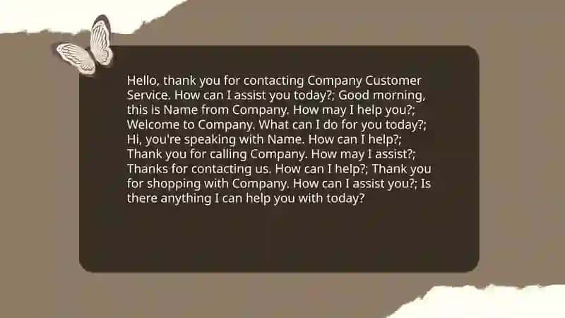 Customer service vocabulary 3