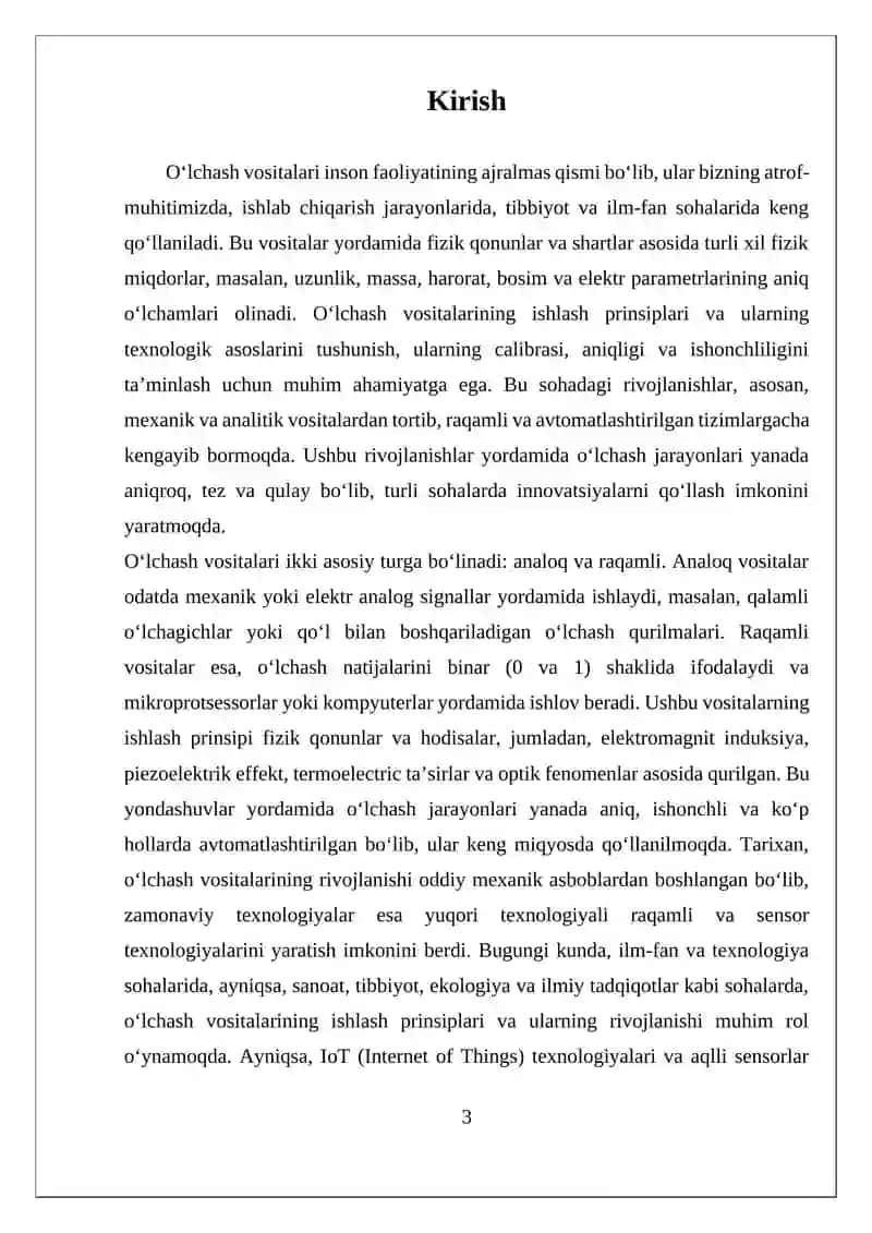OʻLCHASH VOSITALARI ISHLASH PRINSIPLARI 3