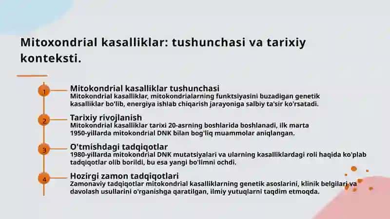 Mitoxondrial kasalliklar 3