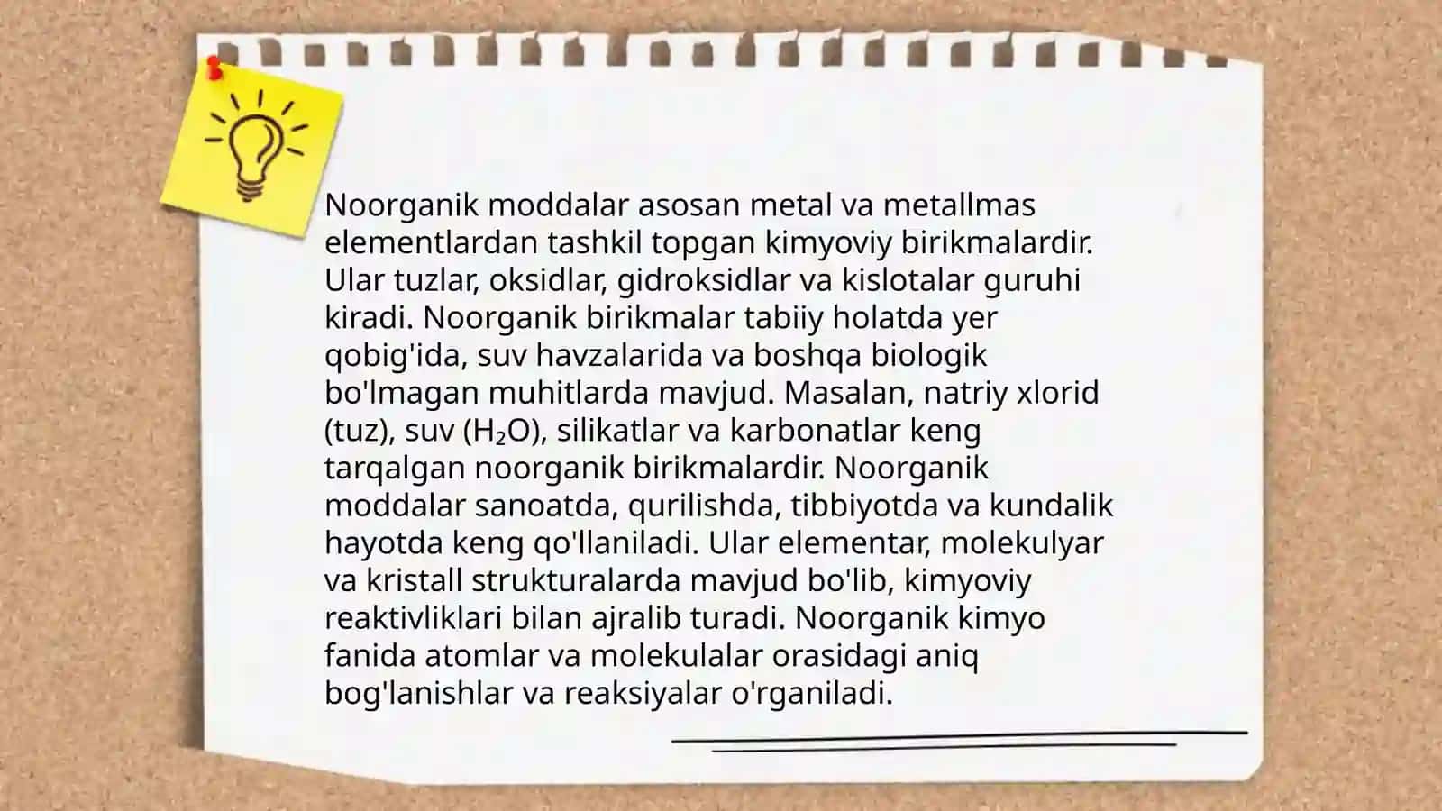 Noorganik moddalarining tabiiy manbalari 3