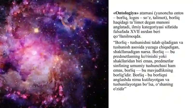 Borliq(ontologiya)varivojlanishfalsafasi 3