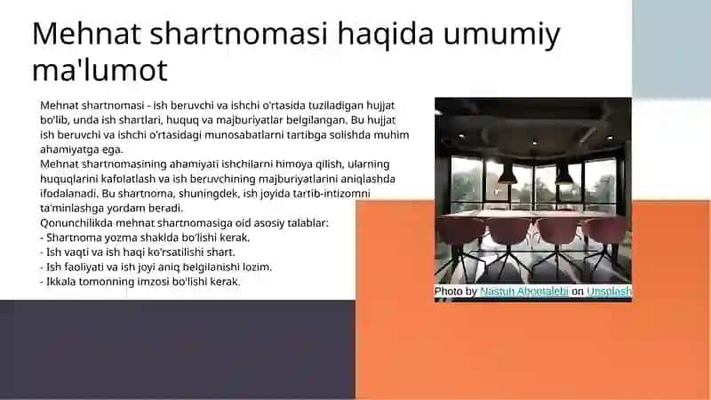 Mehnat shartnomasi 3