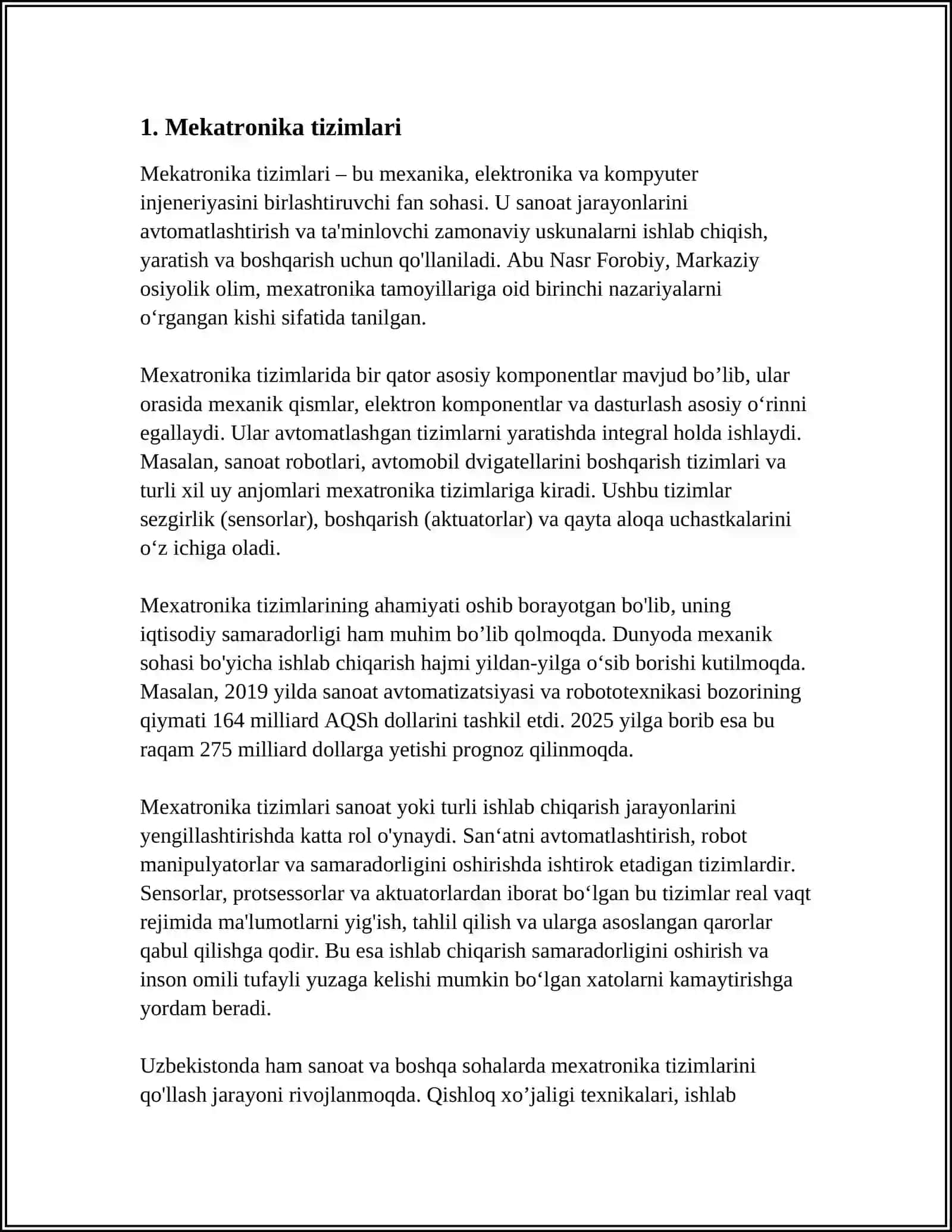 MECHATRONICS 3