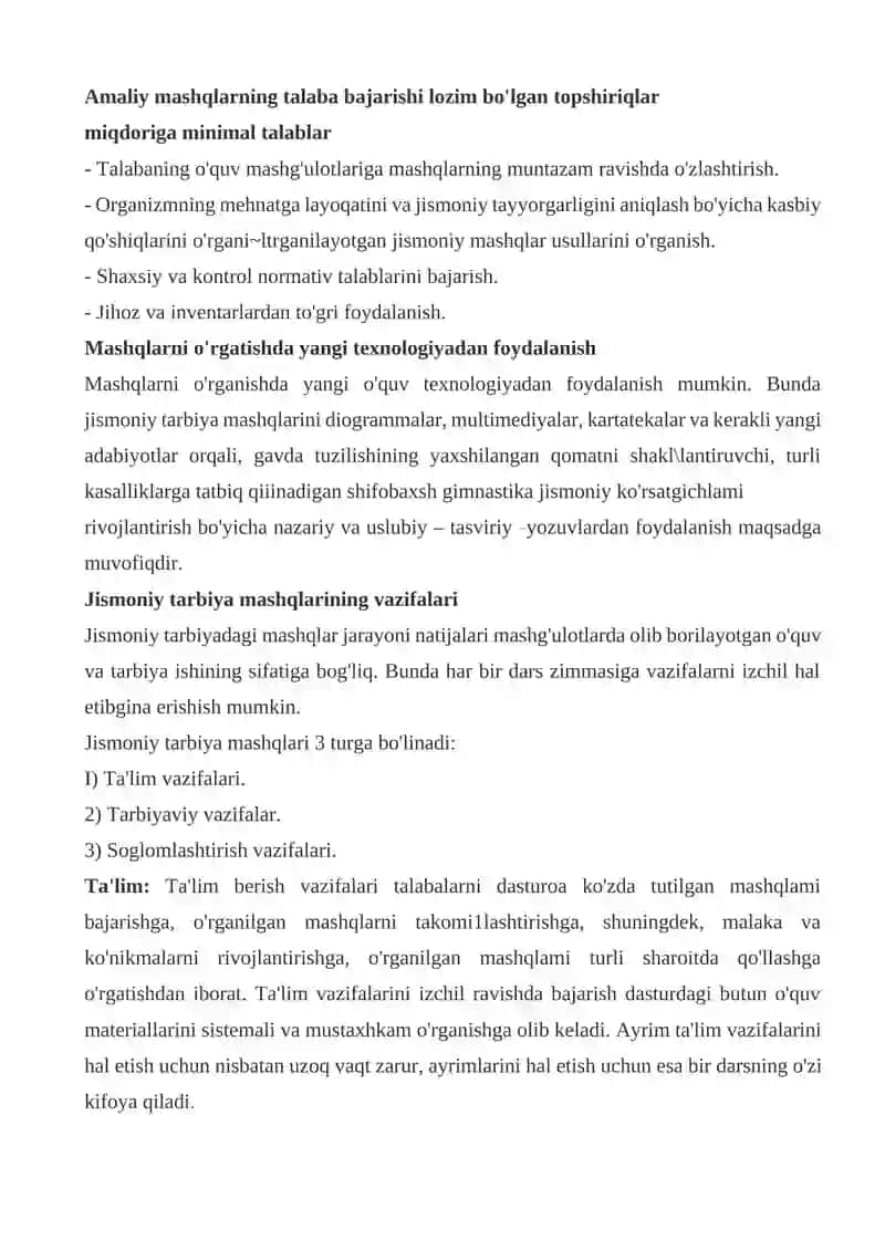 SAF VA UMUMRIVOJLANTIRUVCHI MASHQLAR 3