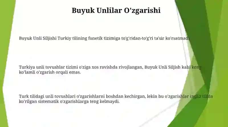 Turkiya tilining fonetik tizimidagi oʻzgarishlar 3
