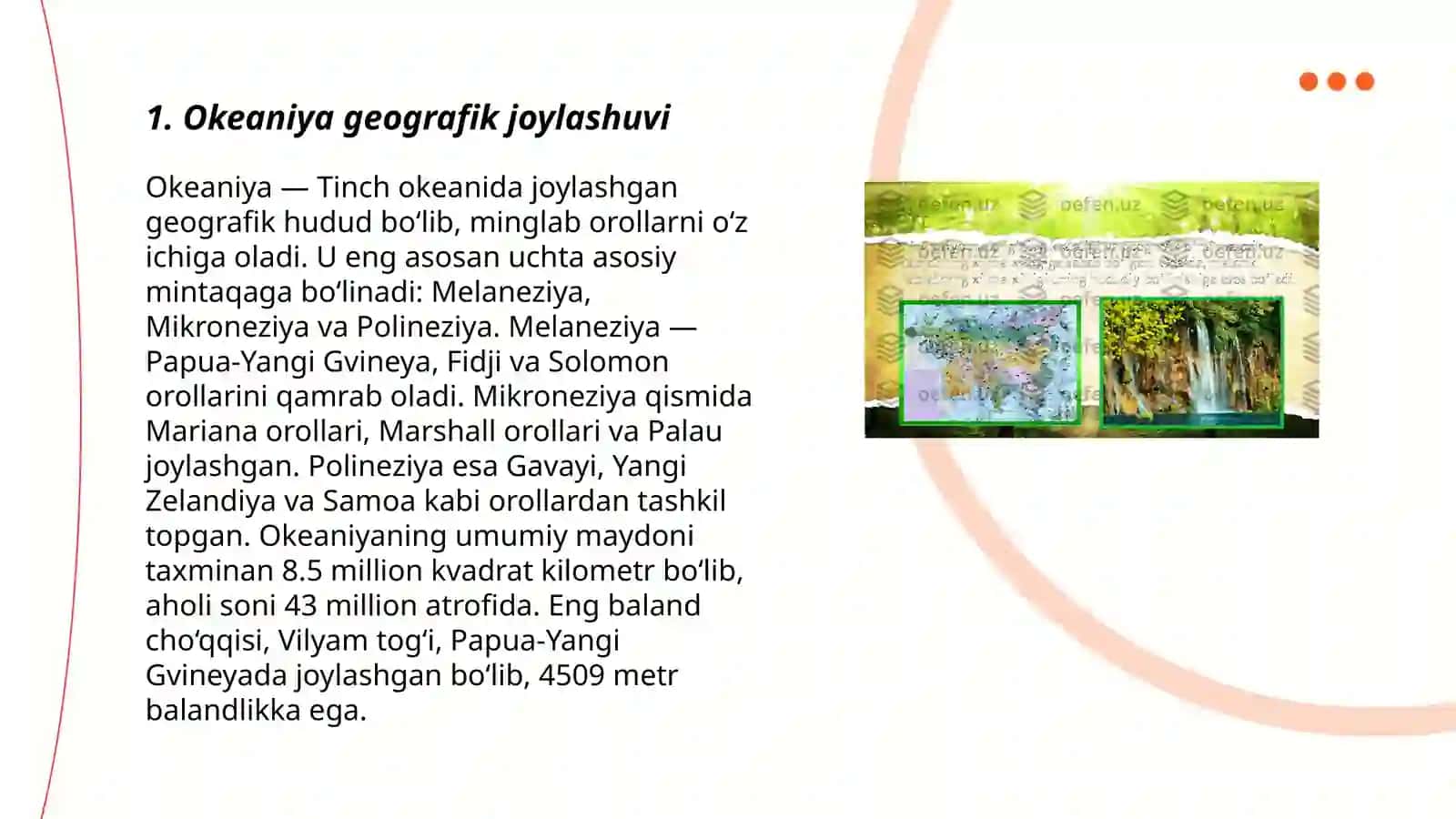 Okeaniya geografik oʻrni 3