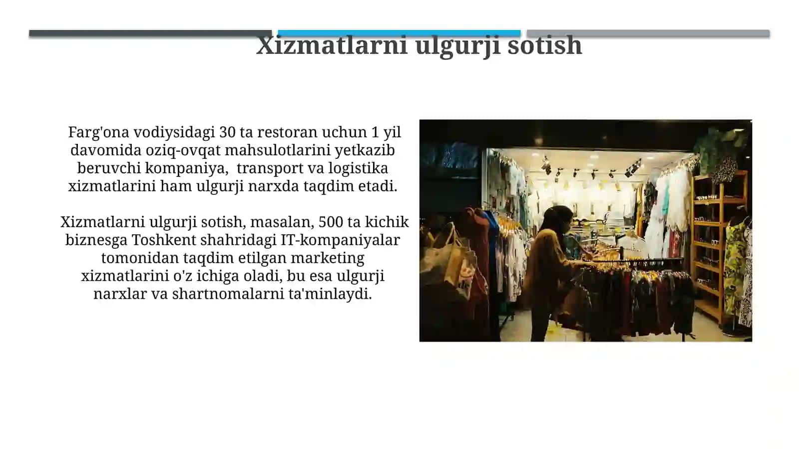 Chakana savdo turlari 3