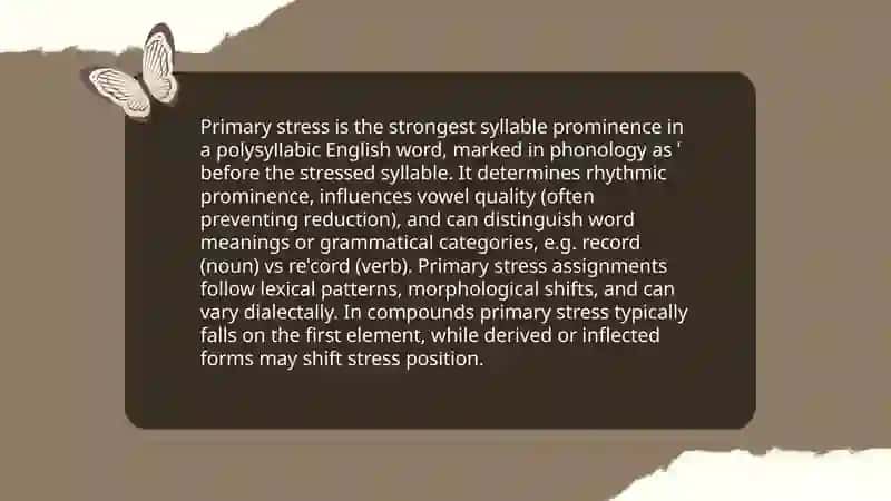 Word stress in its types 3